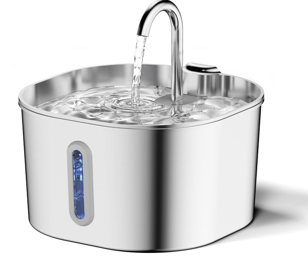 Fuente de agua de acero inoxidable